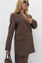 completo gessato blazer